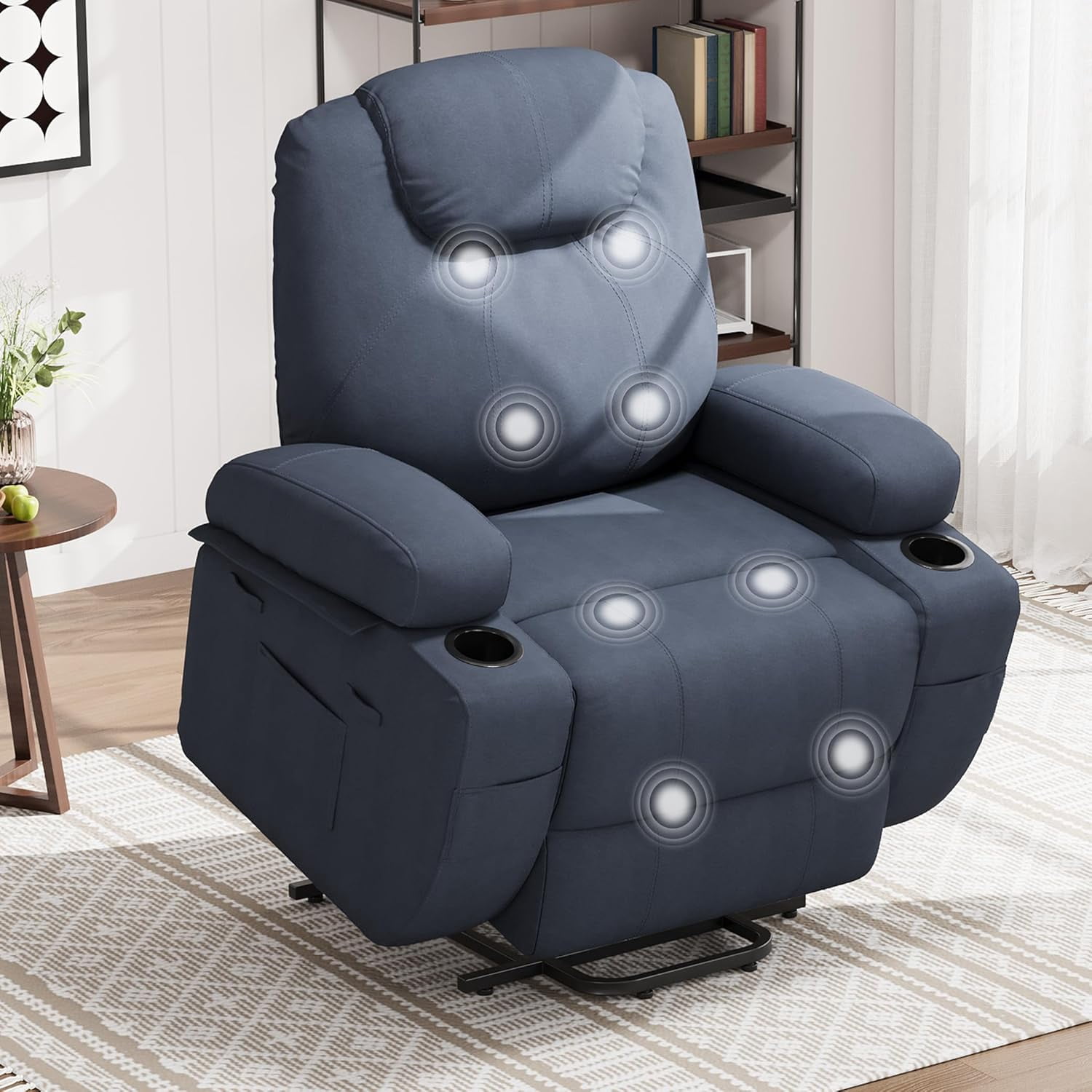 Lift Chair, Large Power Lift Recliner Chair with Massage for Elderly ...