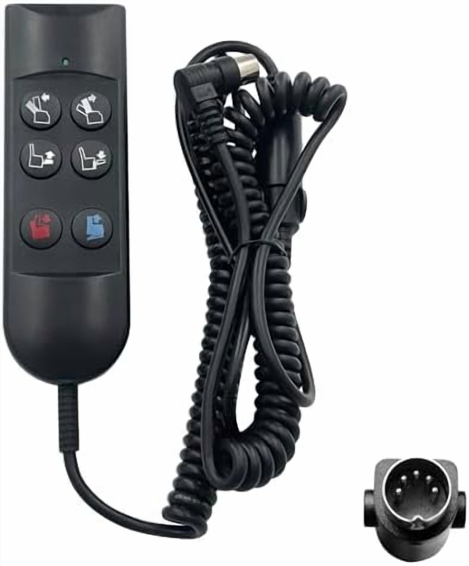 Lift Chair Power Recliner 6 Button 5 Pin Hand Control Remote Replacing ...