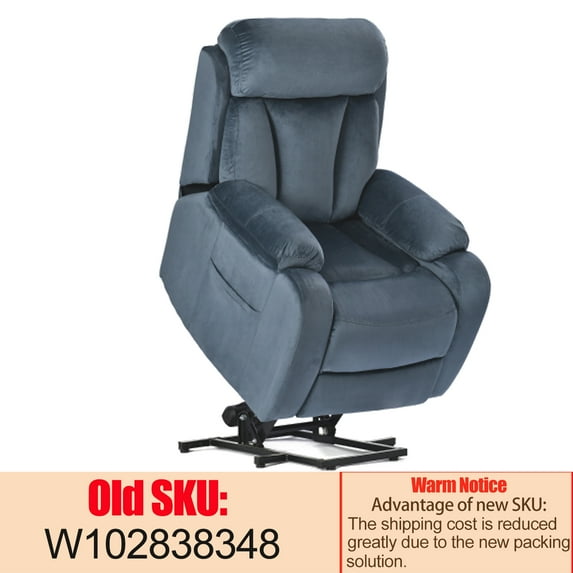 Lift Chair Recliner for Elderly Power Remote Control Recliner Sofa Relax Soft Chair Anti-skid