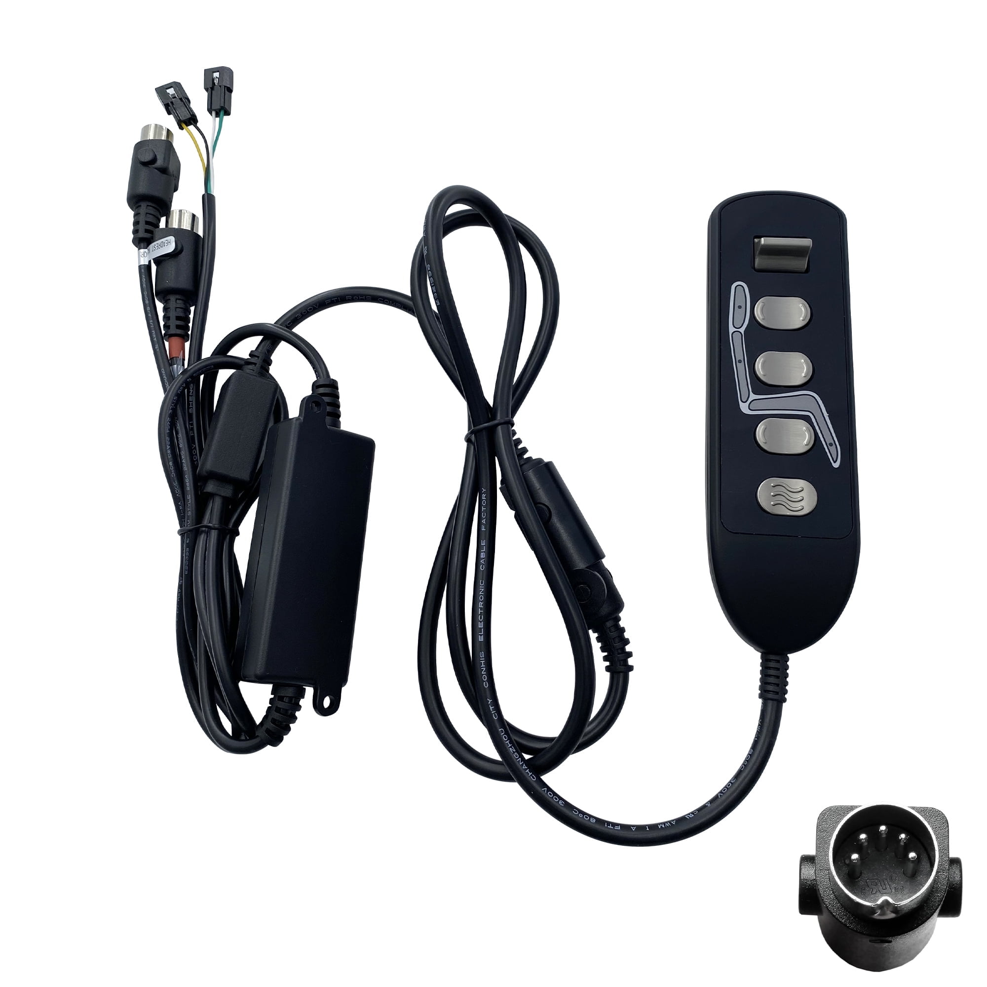 Lift Chairs Couch Power Recliner Kaidi 5 Pin Hand Control Remote Model KDH129-002 Replacement