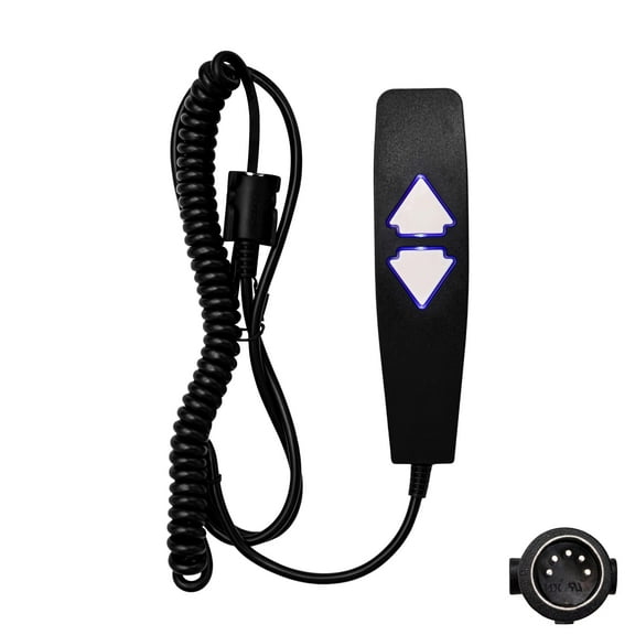 Lift Chairs Couch Power Recliners 2 Button 5 Pin Remote Hand Control with USB for Okin Kaidi Mulin FBS