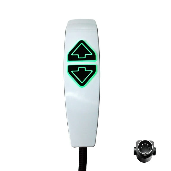 Lift Chairs Recliner Remote 2 Buttons 5 Pin Prong Hand Control Handset with USB and Backlight