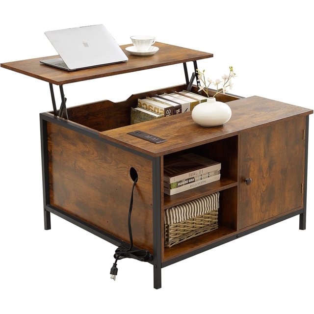 Lift Coffee Table.Modern Lift Top Coffee Table,Rustic Coffee Table with