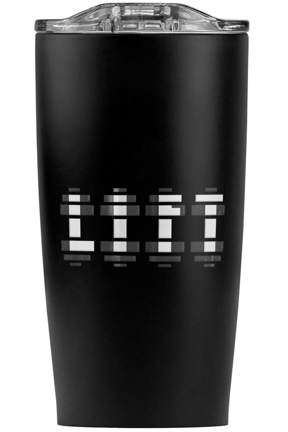 Lift Dumbells Weight Lifting Stainless Steel 20 oz Travel Tumbler, Vacuum Insulated & Double Wall with Leakproof Sliding Lid | Great for Coffee/Hot Drinks and Cold Beverages