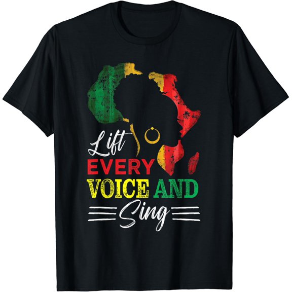 Lift Every Voice And Sing Month Anthem Lyric T-shirt