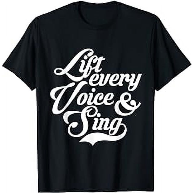 Lift Every Voice and Sing Black African American Anthem T-Shirt ...