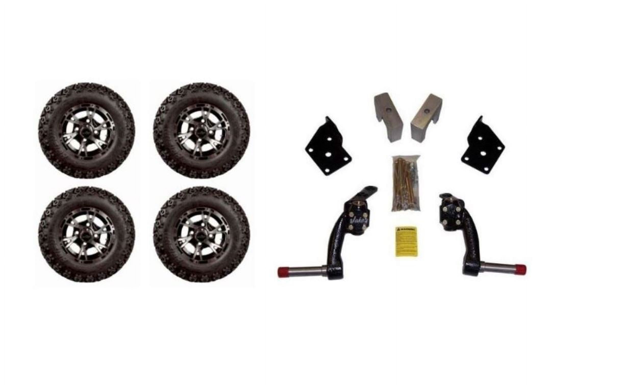 Lift Kit Combo with 10" Flash Wheels & Tires for STAR Golf Carts 2005
