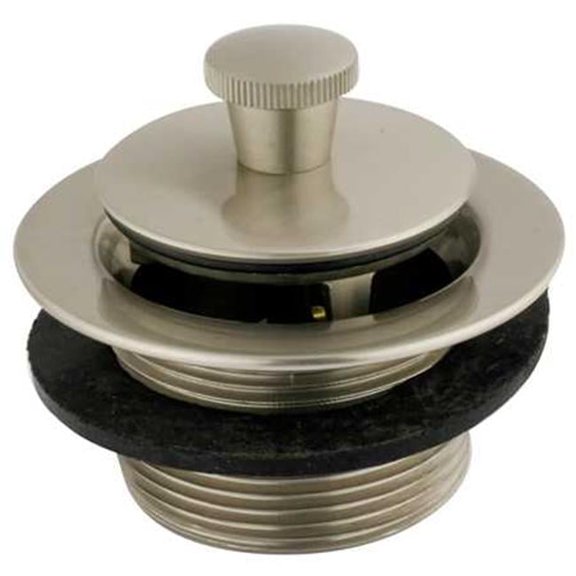 Lift & Lock Bath Tub Drain Satin Nickel