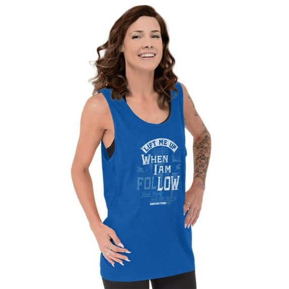 Lift Me Up When Psalm 9:13 Christian Tank Top T Shirts Men Women Brisco Brands S