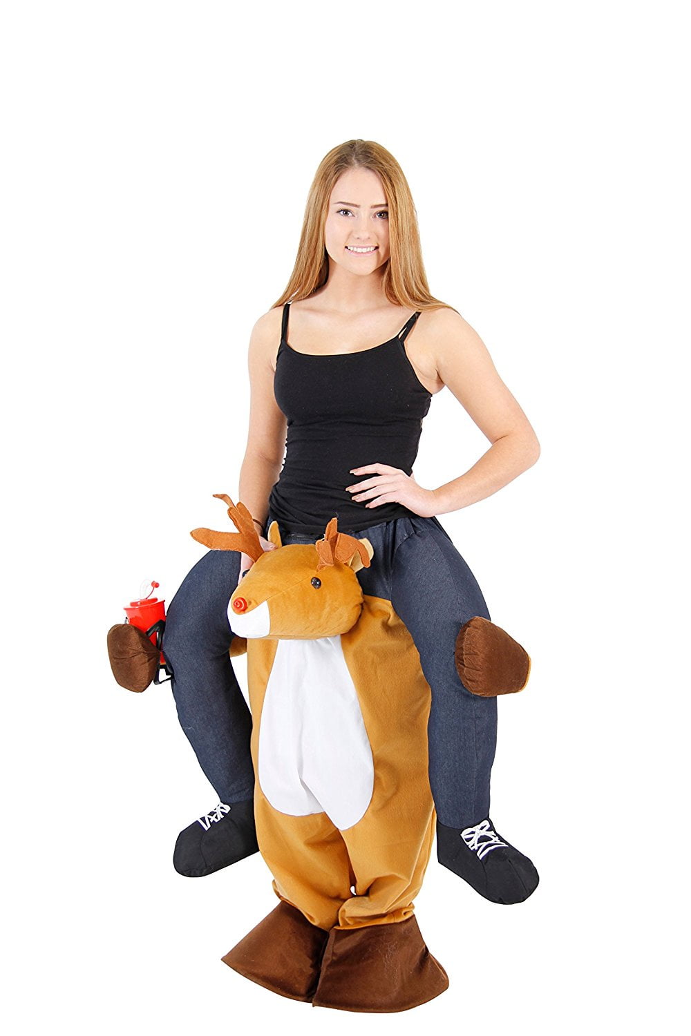 Reindeer carry shop me costume