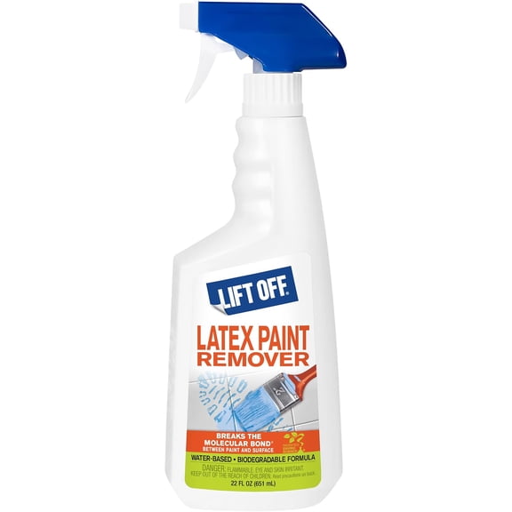 Lift Off 41301 Latex Paint Remover Spray, Water-Based, Biodegradable, 22 Fl Oz, Pack of 1