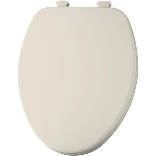 LiftOff Elongated Closed Front Toilet Seat in Biscuit