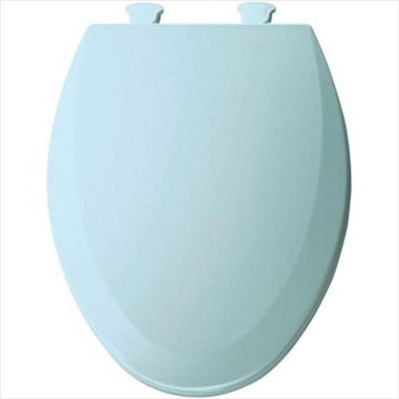 Lift-Off Elongated Closed Front Toilet Seat in Dresden Blue