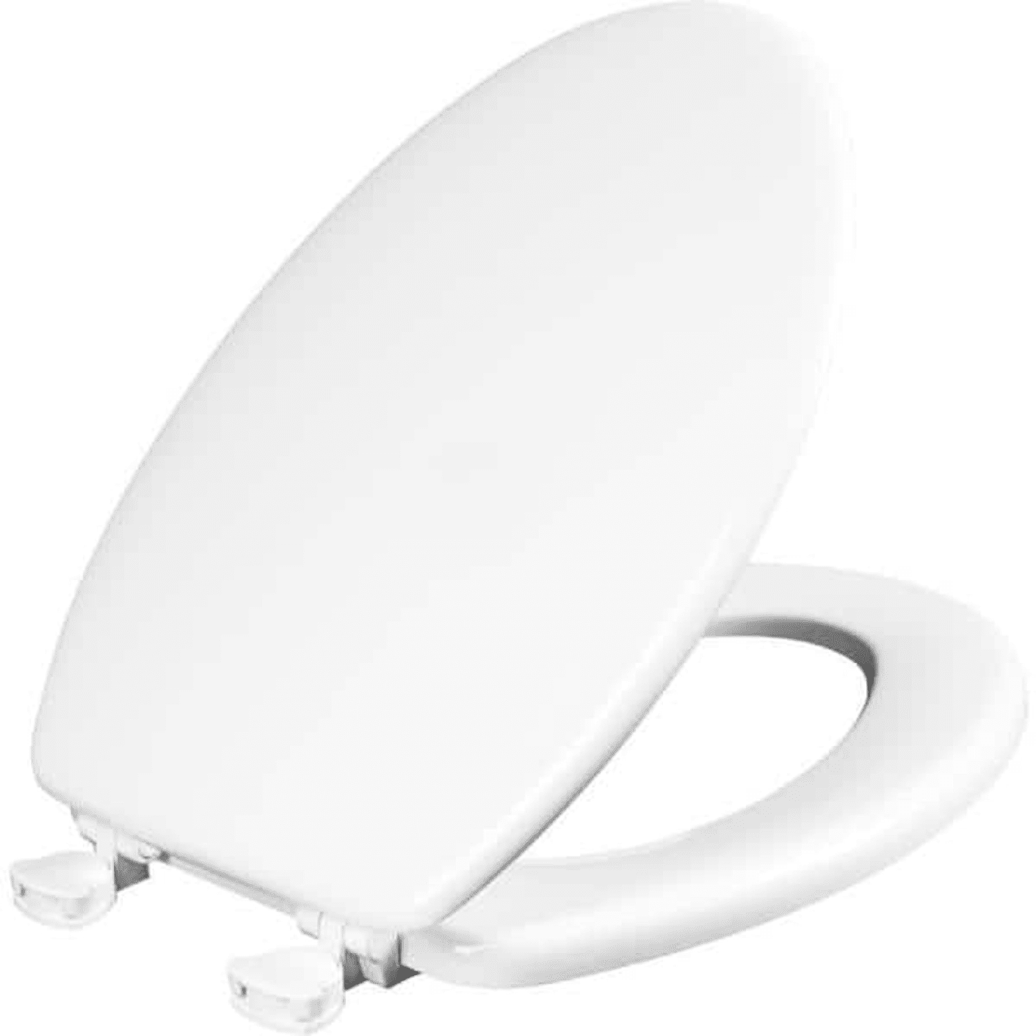 LiftOff Elongated Closed Front Toilet Seat in White