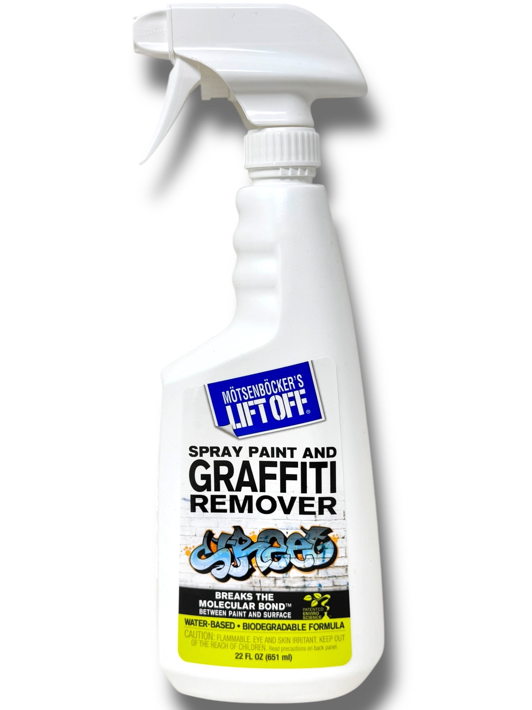 Mtsenbcker's Lift Off Spray Paint/Graffiti Remover - 32 fl oz (1 quart) - 6 / Carton - Environmentally Friendly, Water Based - White Mtsenbcker's Lift Off Spray Paint/Graffiti Remover - 32 fl oz (1 quart) - 6 / Carton - Environmentally Friendly, Water Based - White