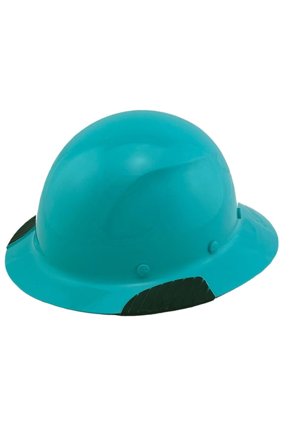 Lift Safety Actual Carbon Fiber Hard Hat - Full Brim Teal with Tote