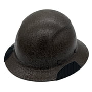 Lift Safety Actual Carbon Fiber Hard Hat - Full Brim Textured Dark Granite