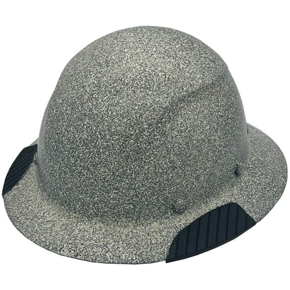 Lift Safety Actual Carbon Fiber Hard Hat - Full Brim Textured White Stone