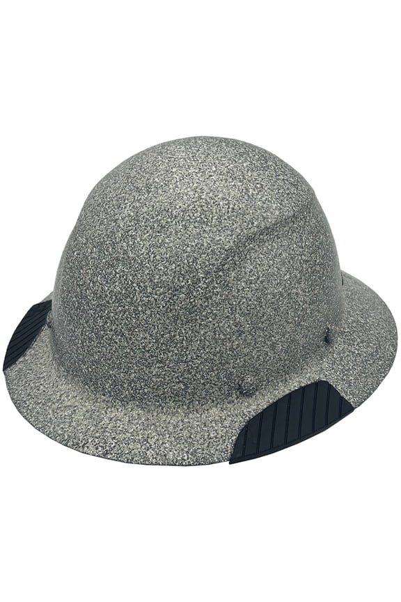 Lift Safety Actual Carbon Fiber Hard Hat - Full Brim Textured White Stone