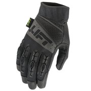Lift Safety Gloves Genuine Leather Anti-Vibration Tacker Large Black
