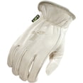 thumbnail image 1 of Lift Safety Gloves Top-Grain Cowhide Leather 8 Seconds Xl Off-White, 1 of 2