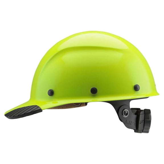 Lift Safety Hard Hat Dax Hi-Viz Yellow Fiber Resin Cap Style
