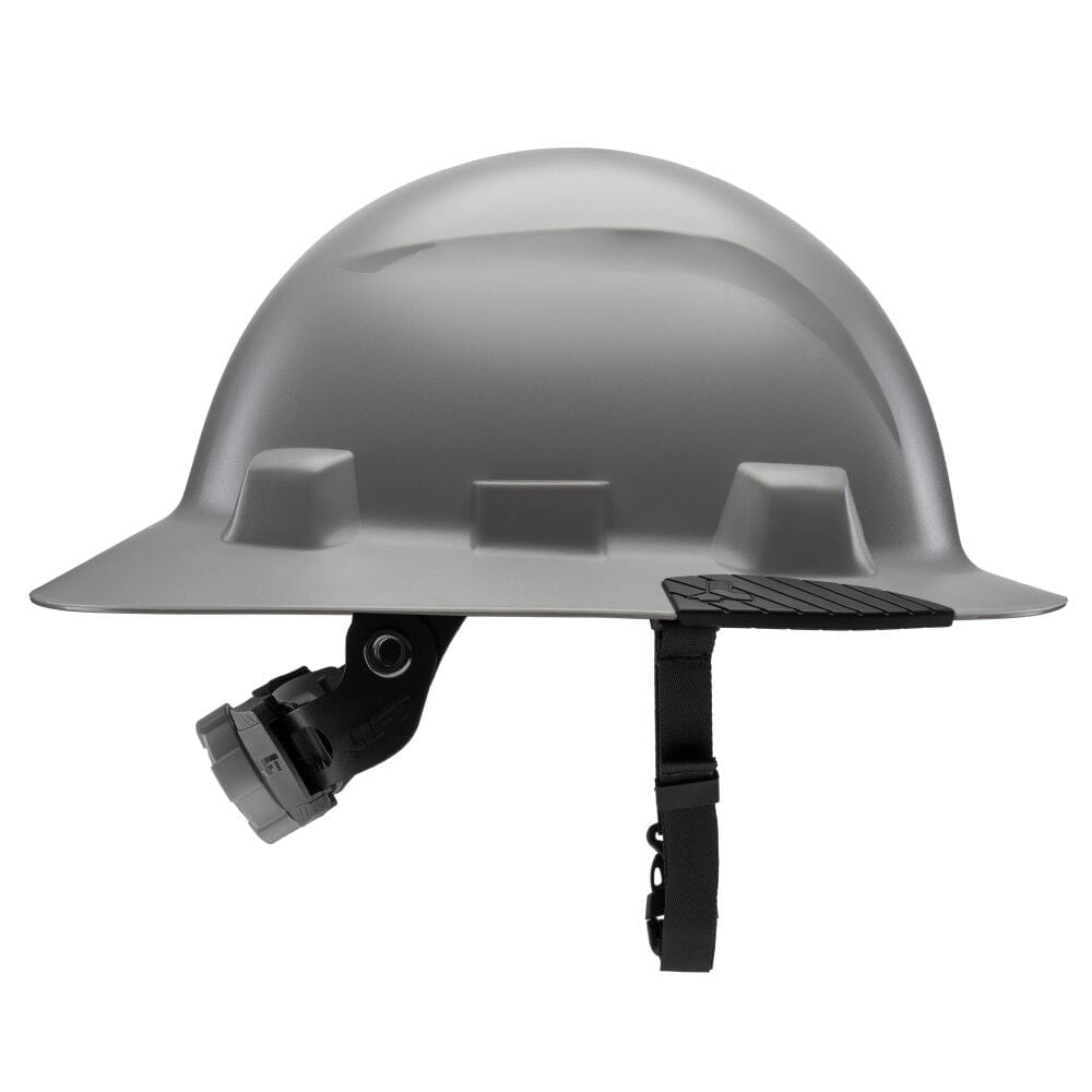 Lift Safety Idax Full Brim - Non-Vented Hard Hat, Gray