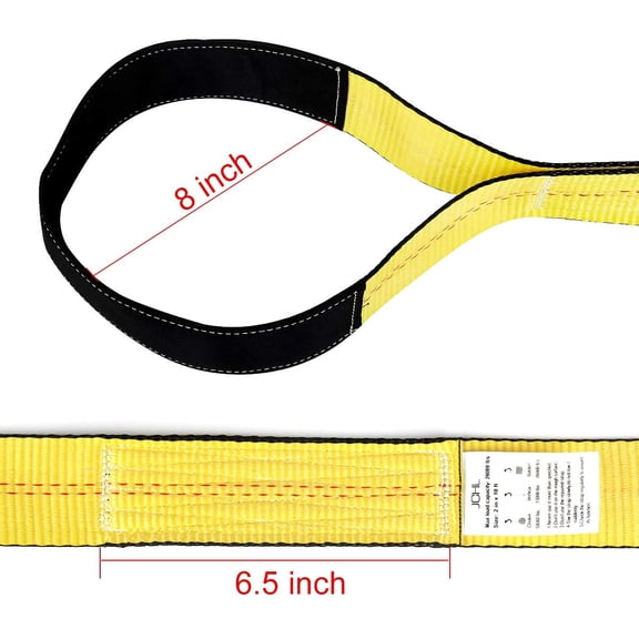Lift Sling Straps 10'x2 15,000 Pound Capacity 2-Pack Heavy Duty Lifting Slings Web Sling Tree Saver Recovery Strap Web Sling Winch Strap$$Tools & Hardware Other