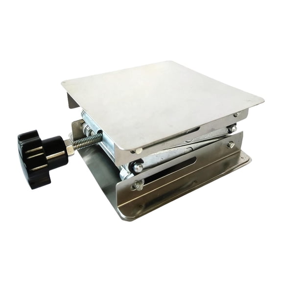 Lift Stand Rack Holder Manual Adjustable Stainless Steel Structure for Science Lab Workspaces