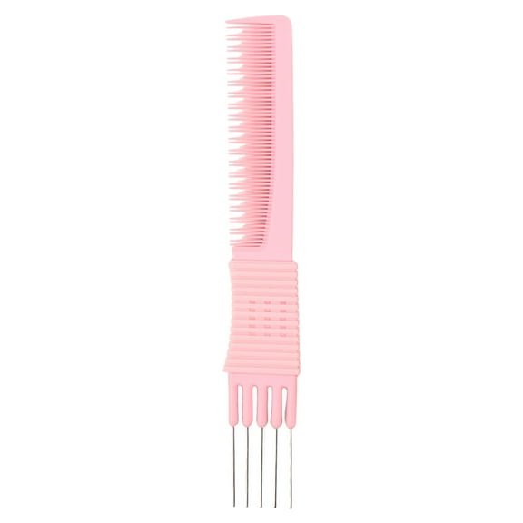 Lift Teasing Combs with Metal Prong Salon Teasing Back Combs Hair Styling Comb Lifting Fluffing Comb with Metal Pick Hair Picks for Women
