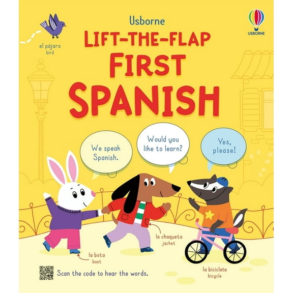 Lift-The-Flap Bilinguals Lift-The-Flap First Spanish, (Board Book)