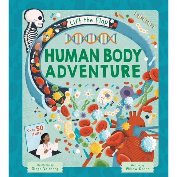 Lift-The-Flap Human Body Adventure: With Over 50 Flaps, (Board Book)