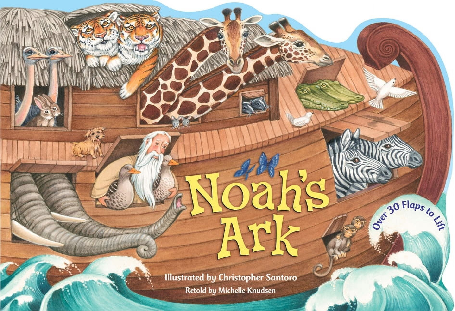 Michelle Knudsen, Lift-The-Flap Noah's Ark, Board Book, 30 Flaps