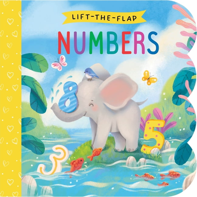 Lift-The-Flap Numbers, (Board Book)