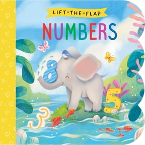 Lift-The-Flap Numbers, (Board Book)