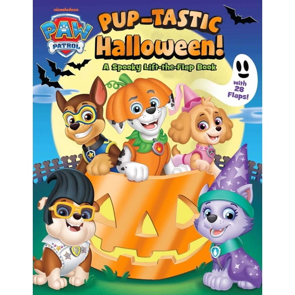 Lift-The-Flap Paw Patrol: Pup-Tastic Halloween: A Lift-The-Flap Book (Board Book)