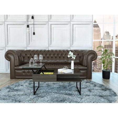 Lift Top Coffee Table by Juvve, Woody Design with Concealed Storage