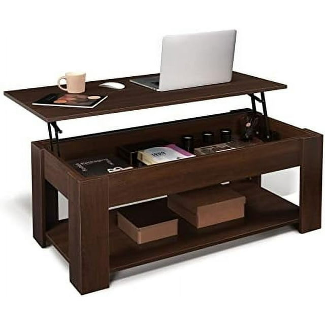 Lift Top Coffee Table w/ Coffee Table w/Lift Top for Living Room Rising