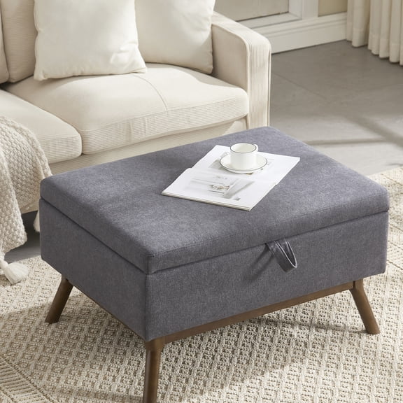 Lift-Top Storage, Versatile Use / Suitable for Family Gatherings, Foot Stool