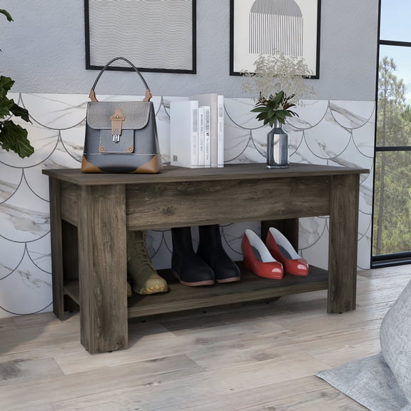 Lift Top and Lower Shelf Combo | In Primary Living Areas - Organizes Small Stuff