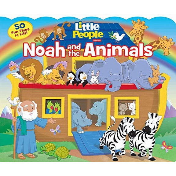 Pre-Owned Lift-the-Flap: Fisher-Price Little People: Noah and the Animals (Board book)