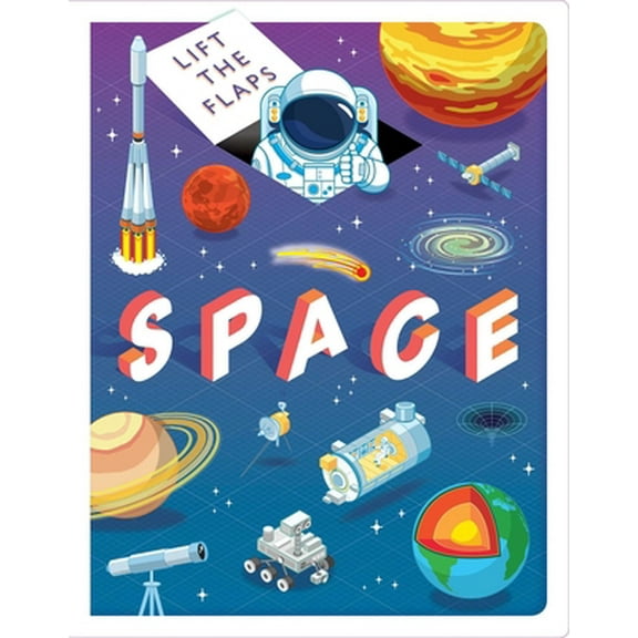 Pre-Owned Lift the Flaps: Space: Lift-The-Flap Book (Board book) 180022852X 9781800228528