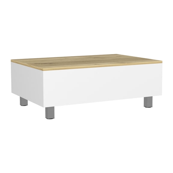 Lift-top Storage Function / Friends Chatting Place / White-Light Oak Table