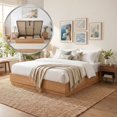 Lift up Storage Headboard-Compatible Platform Bed,Low-profile ...