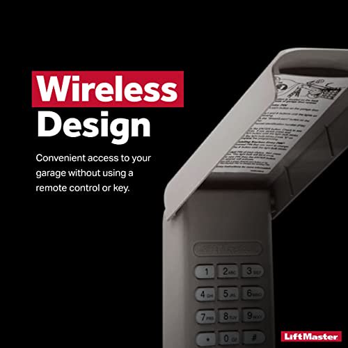 LiftMaster 878MAX Garage Door Keypad Wireless and Keyless Entry System