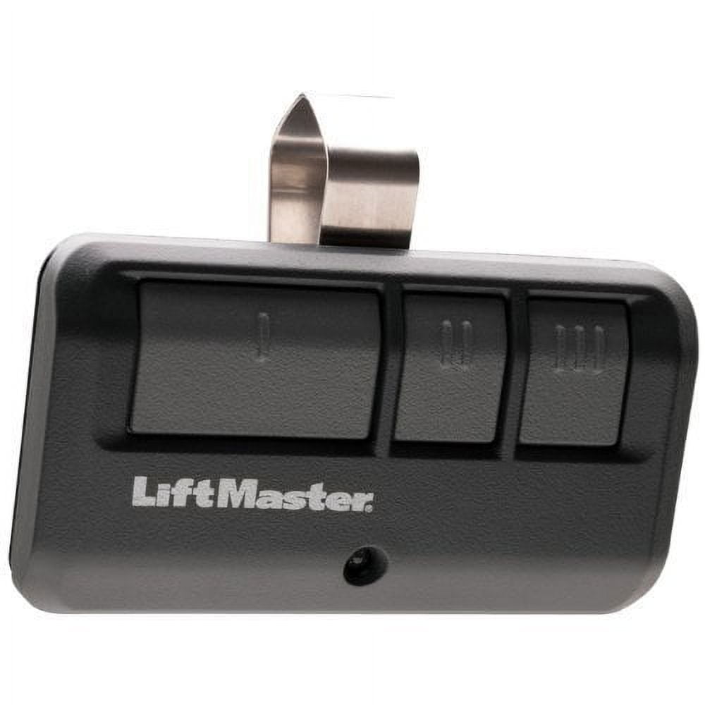 LiftMaster 893LM 3Button Garage Door Opener Remote Control, Dark Gray