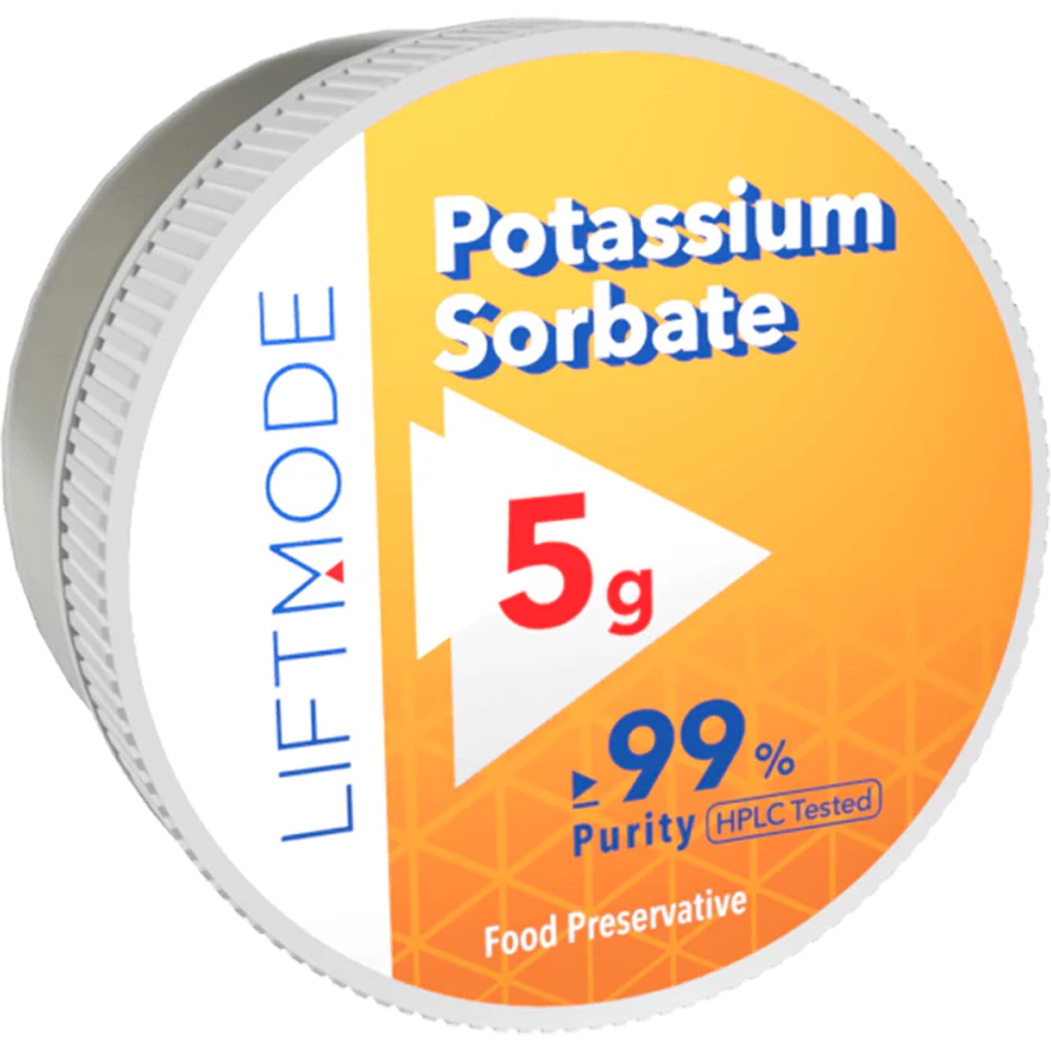 LiftMode Potassium Sorbate Natural Food Additive - Extends Food Shelf-Life & Preservative | Vegetarian, Vegan, Non-GMO, Gluten Free - 5 Grams (1250 Servings)
