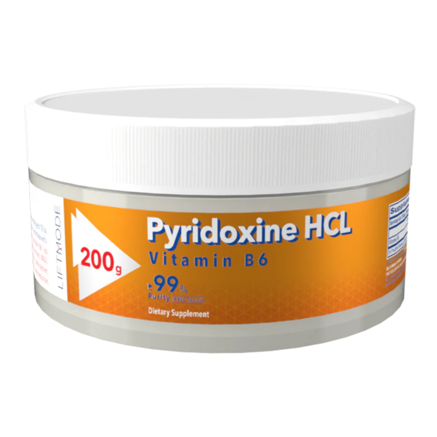 LiftMode Pyridoxine HCl (Vitamin B6) Powder Supplement - Boosts Mood ...
