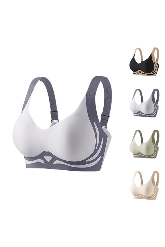 Lifting Bras for Sagging Breasts Minimizer Seamless Racerback Push Up Supportive Bralettes Everyday Bra