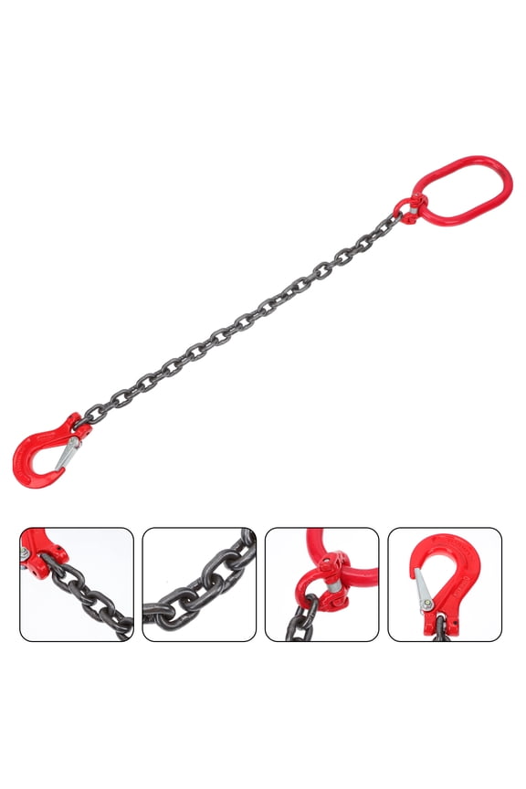 Lifting Chain Sling with Grad Hook Durable Chain Sling Single Leg Lifting Chain Slings